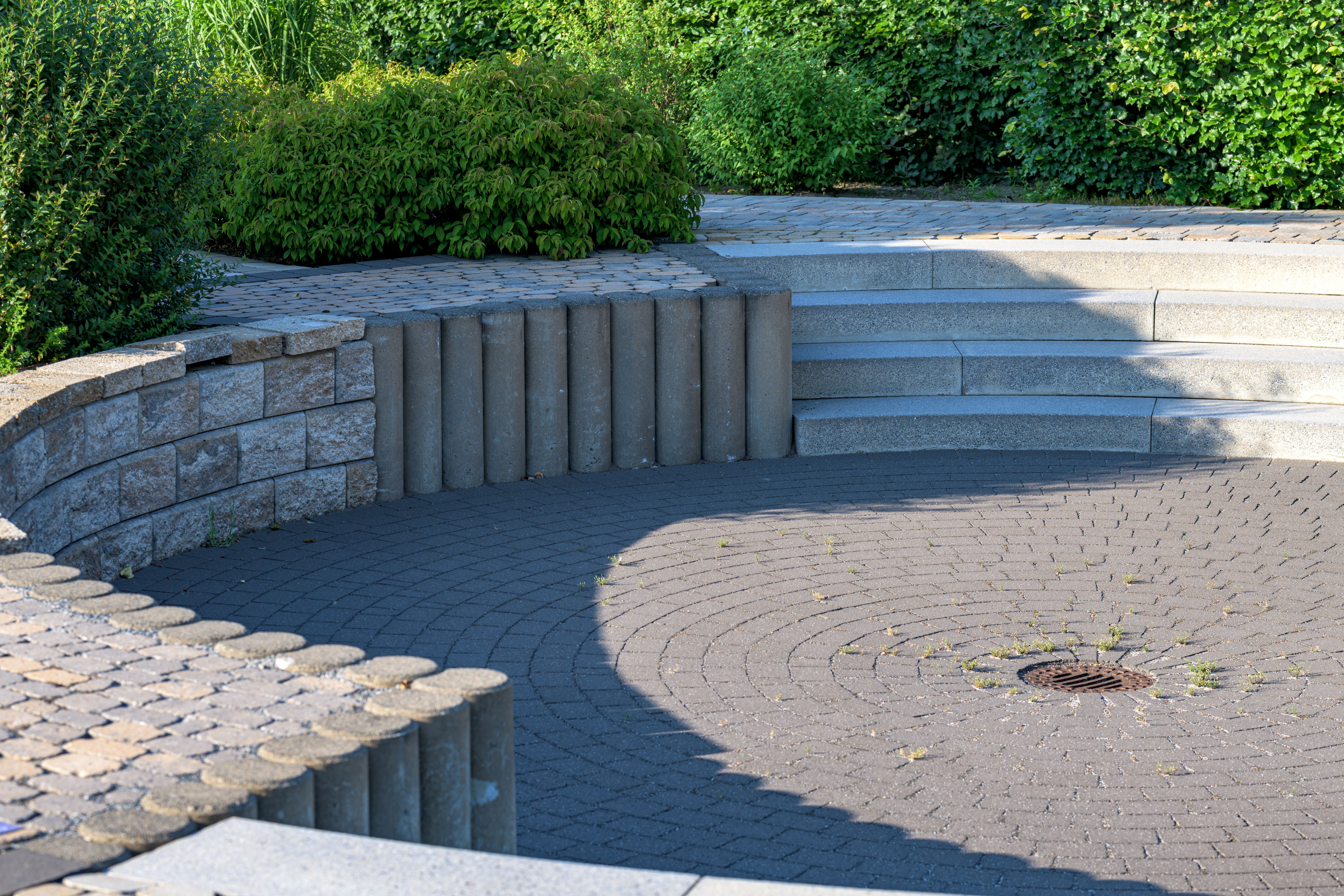 Completed patio and paving project
